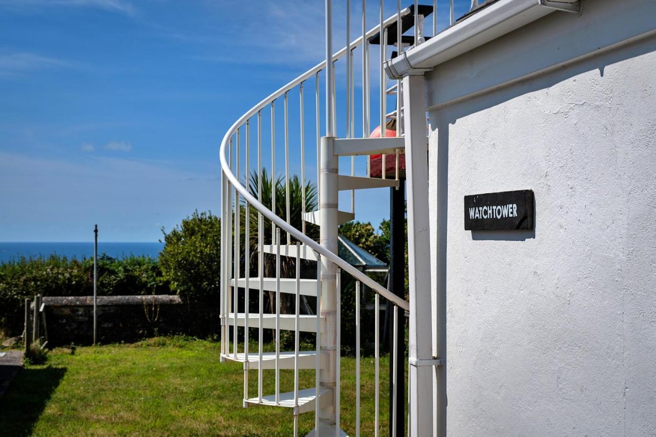 Finest Retreats - The Watchtower At Western Watch Lower Boscaswell Exteriér fotografie